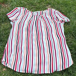 Van Heusen Striped Multicolor Women's Top